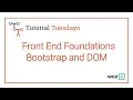 Woz U Learn to Code Front End Foundations - Bootstrap and DOM