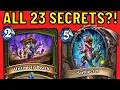 ALL 23 Hunter Secrets in 1 Deck