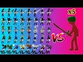 Download Lagu All stick figures skin's from weakest to strongest Vs new swordwrath leader - stick war legacy