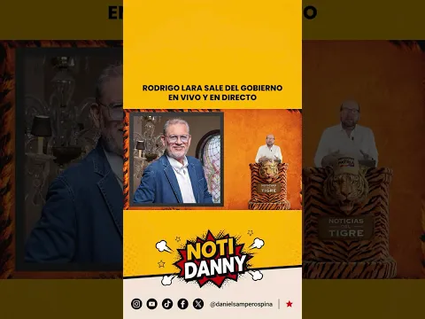 RODRIGO LARA sale del gobierno EN VIVO Y EN DIRECTO #notidanny #circombia #comedia #humor