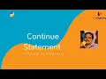 Continue Statement in Python Python Tutorials with Example Python Tutorials for Beginners