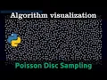 Poisson Disc Sampling Python