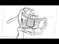 Ren eats a car battery and dies animatic