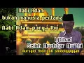 Download Lagu Nabi Adam punya Ibu Artinya bukan manusia pertama.  ijtihad kyai Muchtar Mu'thi