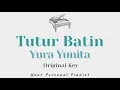 Download Lagu Tutur Batin - Yura Yunita (Original Key Karaoke) - Piano Instrumental Cover with Lyrics