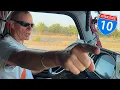 Exploring the California I-10 Highway in a Big Rig