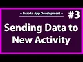 Send data to a new activity How to send data to a new activity in Android Studio