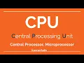 What is CPU and Fetch Decode Execute