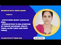 Session -4 Part-2 Retrieve Data using Query Unit -3 DBMS Class-10th ITCode-402 CBSE