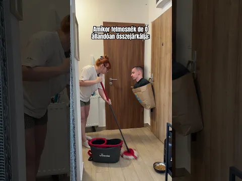 Video Thumbnail: Na így nem lesz összejárkálva az fix😂 #comedy #couple