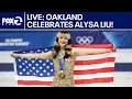WATCH LIVE Oakland rally for hometown Olympian Alysa Liu KTVU