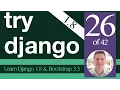 Try Django 1 8 Tutorial - 26 of 42