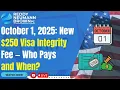 Download Lagu October 1, 2025: New $250 Visa Integrity Fee — Who Pays and When?