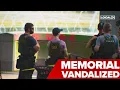 WWII Memorial vandalized in Disgusting Act
