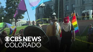 Advocates and opponents clash on transgender care for Colorado kids at state capitol protest