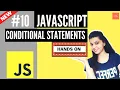 JavaScript Tutorial IF-ELSE Statement in javascript Conditional Statements Hands On