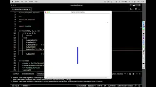 Recursive Tree with Python turtle module