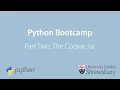 Python Bootcamp Part Two The Cookie Jar