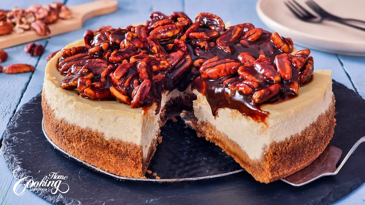 The Ultimate Pecan Pie Cheesecake - Easy Recipe