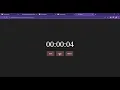 Coding Ninjas Front End Skill Test STOPWATCH