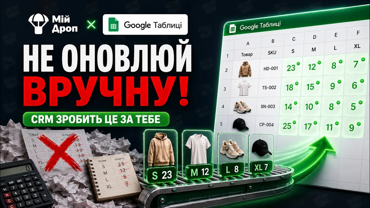 CRM з інтеграцією Google-таблиці