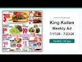 King Kullen Weekly Ad 26 - 26 Top 10 Deals