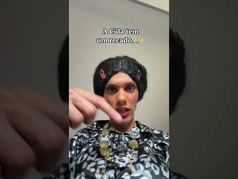 Um recado da Dona Cida