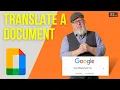 How to Translate a Document in Google Docs