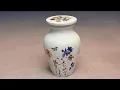 Matching wildflowers urns - beautiful keepsake