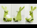 A Felt or Fabric Bunny for Easter Eggs Free PDF Pattern OwlByMytko