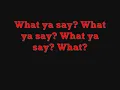 Rage Against The Machine Calm Like A Bomb with lyrics