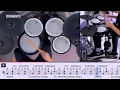 Download Lagu [Lv.04] New Divide - Linkin Park (★★☆☆☆) Pop drum cover with sheet music