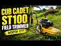 Cub Cadet ST100 Field Trimmer Long Term Review by GettinJunkDone