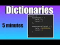 Dictionaries 5 Minute Roblox Studio Scripting Tutorial Part 48