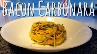 Cooking Onboard: Bacon Carbonara