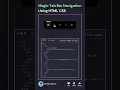 magic tab bar navigation using html css