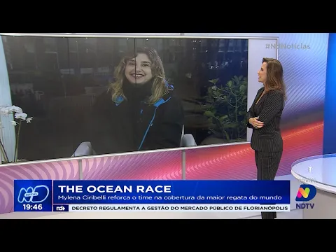 Mylena Ciribelli reforça time de cobertura da The Ocean Race em Itajaí