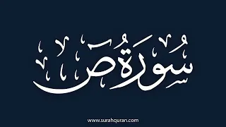 سورة ص بصوت الشيخ محمد صديق المنشاوي Sheikh Muhammad Siddiq Al Minshawi 