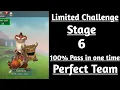 Lords Mobile limited challenge crazy chef stage 6 Mastercook Limited challenge stage 6