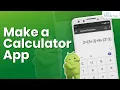 How to Build a Calculator App in Android Studio Kotlin Android Tutorials