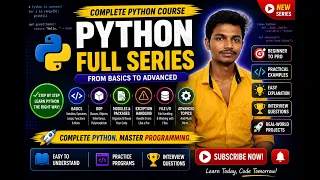 Python Full Course for Beginners 2026 Complete Python Tutorial From Basics to Advanced Python