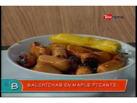 Salchichas en Maple Picante