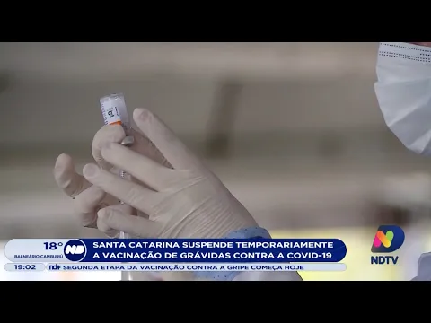 Santa Catarina suspende temporariamente a vacinação de grávidas contra a Covid-19