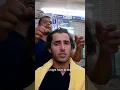 Luke Damant gets 2 head massage in Delhi India
