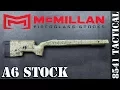 McMillan A6 Fiberglass Rifle Stock Unboxing