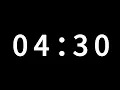 4 Minute 30 Second Timer 4 5 Minute Countdown 270 Second Countdown 4 30 270