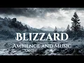 Download Lagu Blizzard Ambience and Music | ambience of a snow storm with original fantasy music #ambientmusic