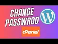 How to Find WordPress Username and Password in cPanel 2025 Reset or Change WordPress Password