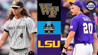 Wake Forest vs LSU Lowder vs Skenes MUST WATCH AMAZING GAME Winner To 2023 CWS Finals