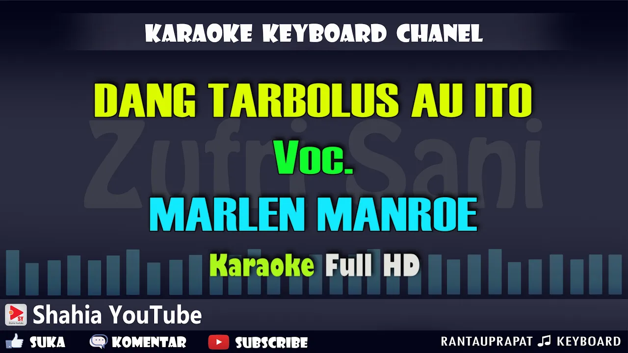 DANG TARBOLUS AU ITO VOC. MARLEN MANROE | KARAOKE BATAK KN7000